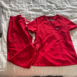 Red Figs Scrubs